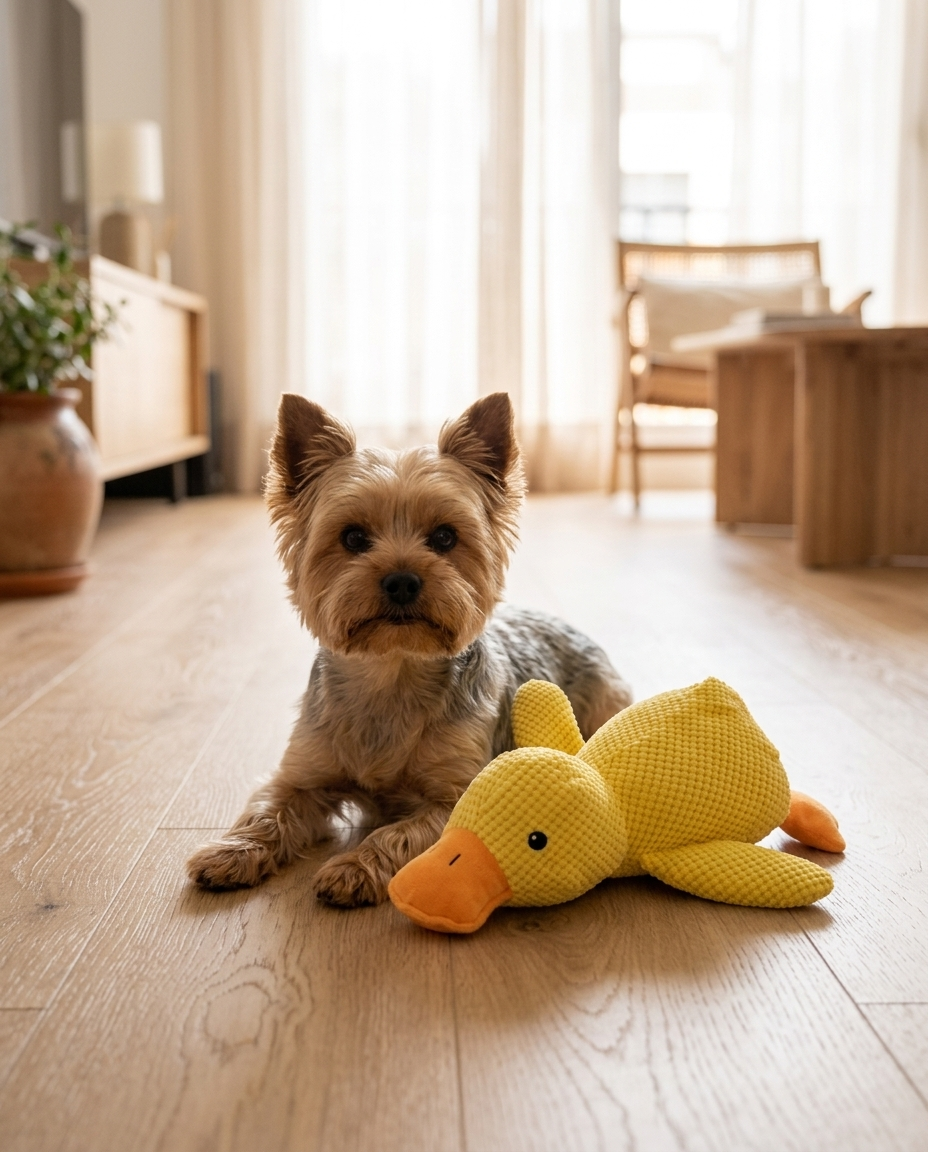 Peluche Pato Tranquilizador para Perros