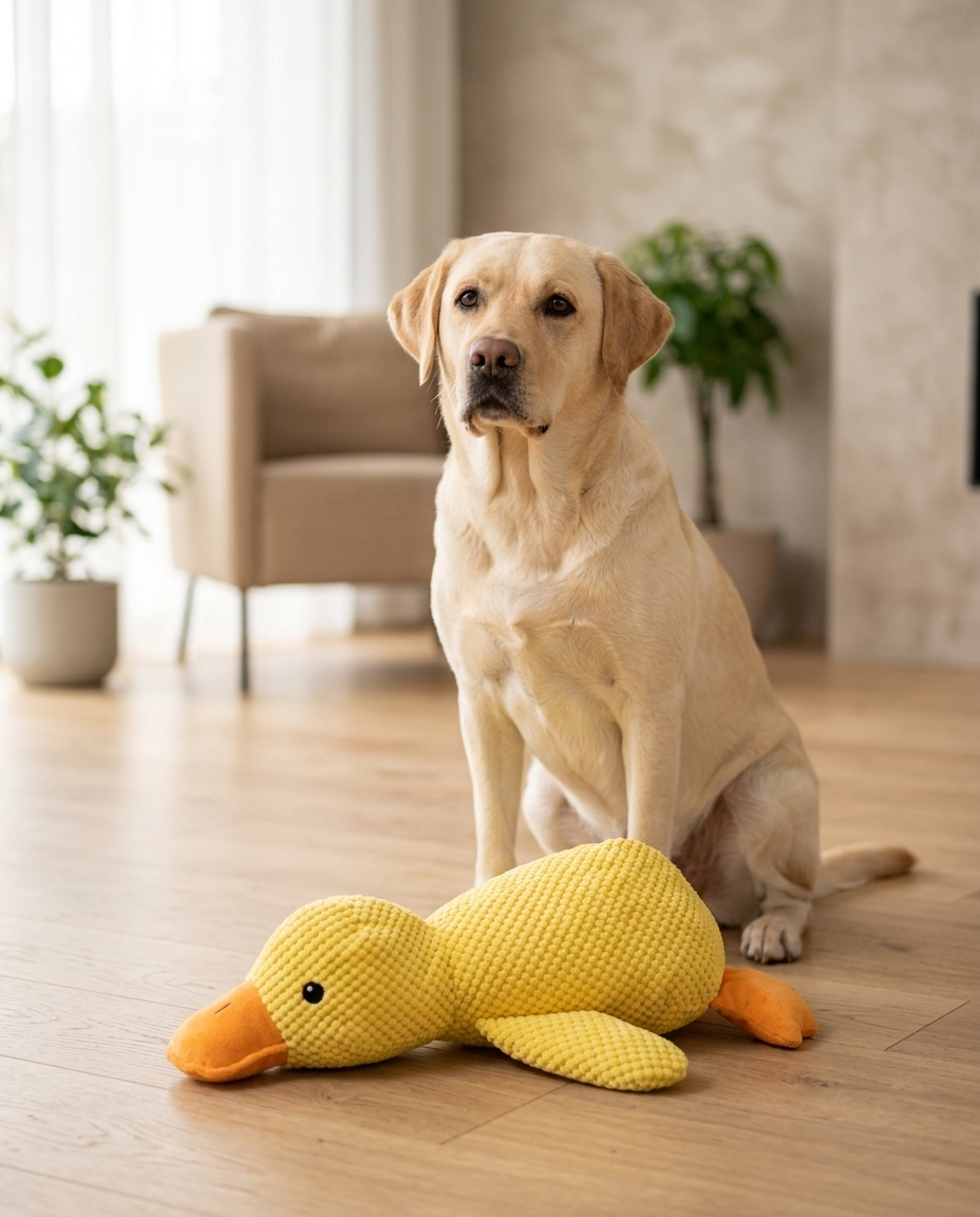 Peluche Pato Tranquilizador para Perros