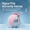 Agua fría durante horas: doble pared de acero inoxidable 304 con aislamiento al vacío
